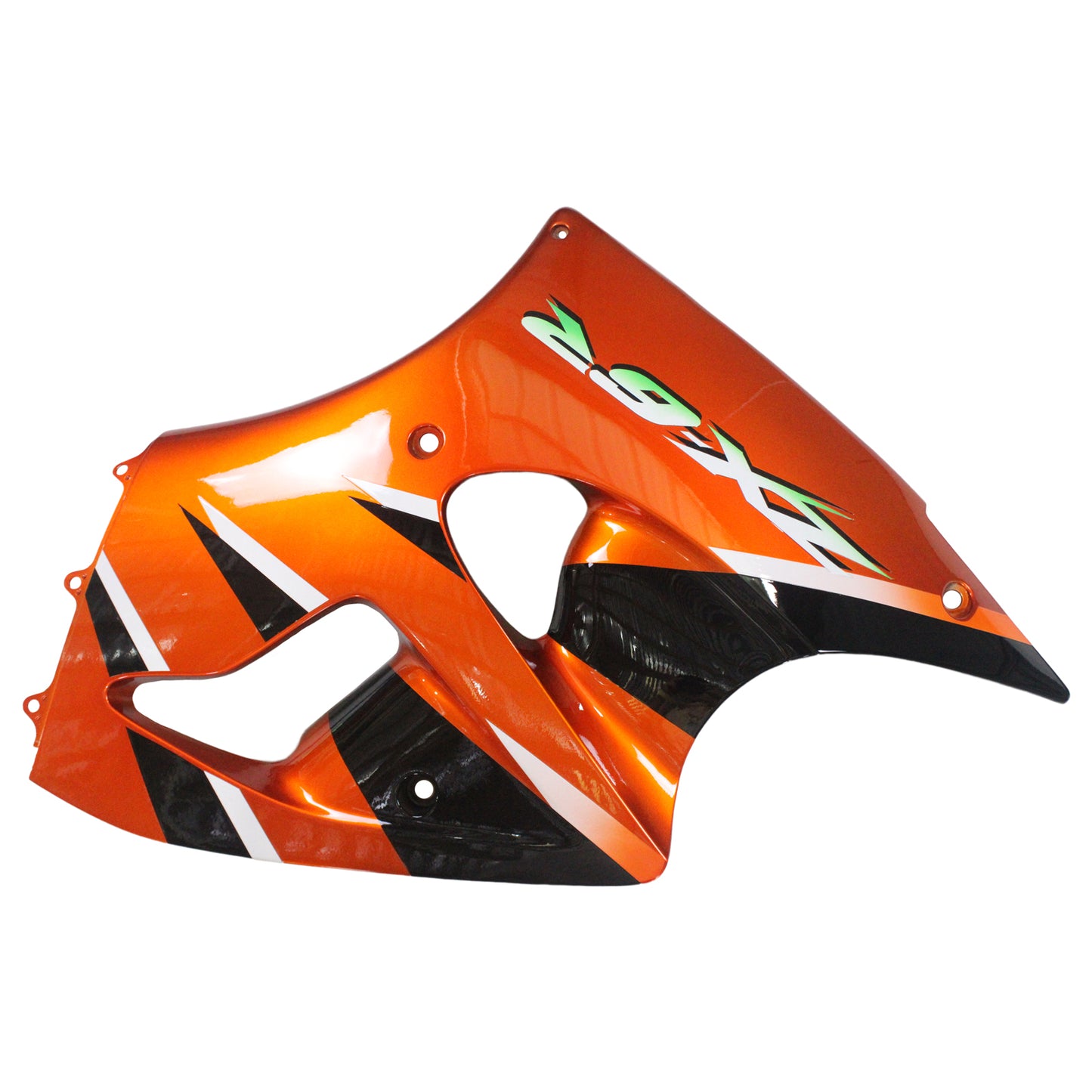 Amotopart 2000-2002 Kawasaki ZX6R Verkleidung Orange Black Kit