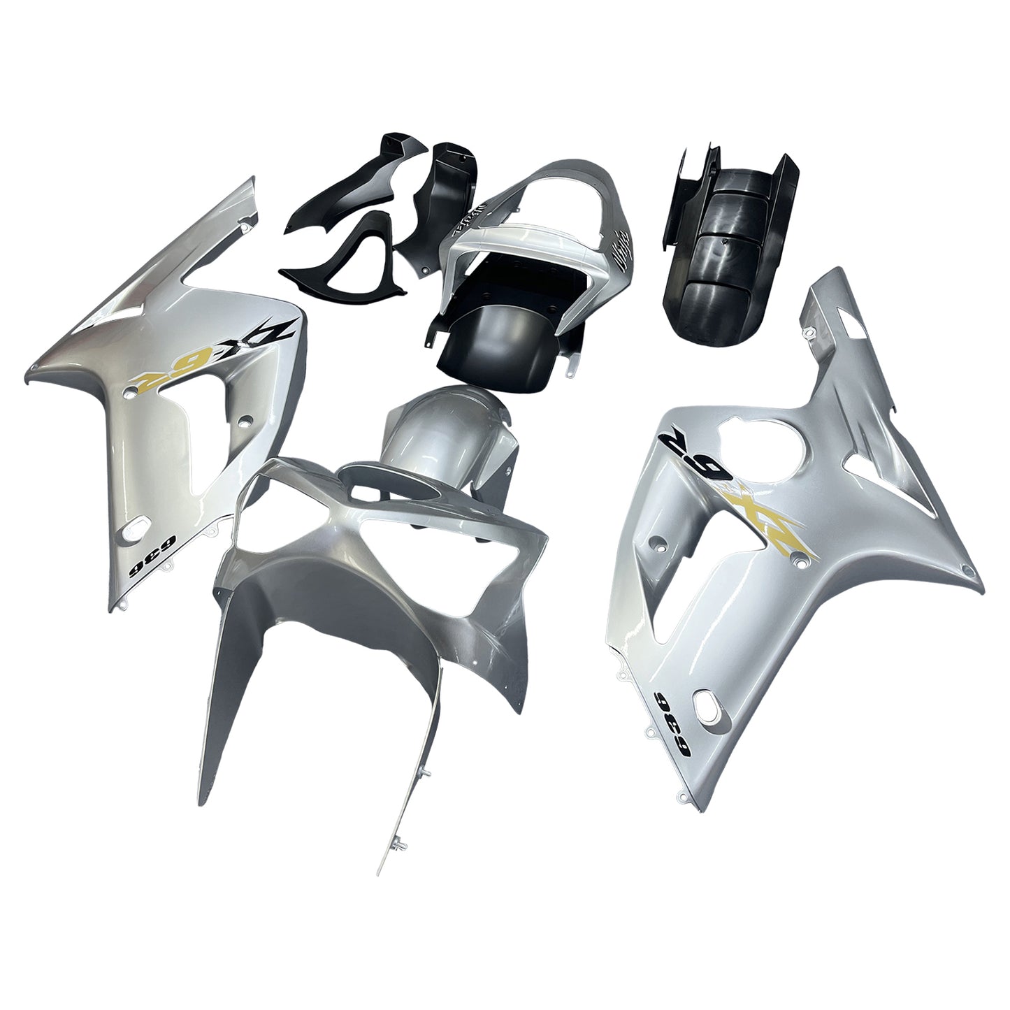 Kit de ruban de carénage Amotopart 2003-2004 Kawasaki ZX6R