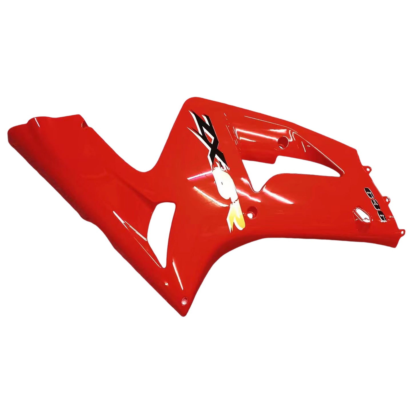 Kit de carénage rouge Amotopart 2003-2004 Kawasaki ZX6R