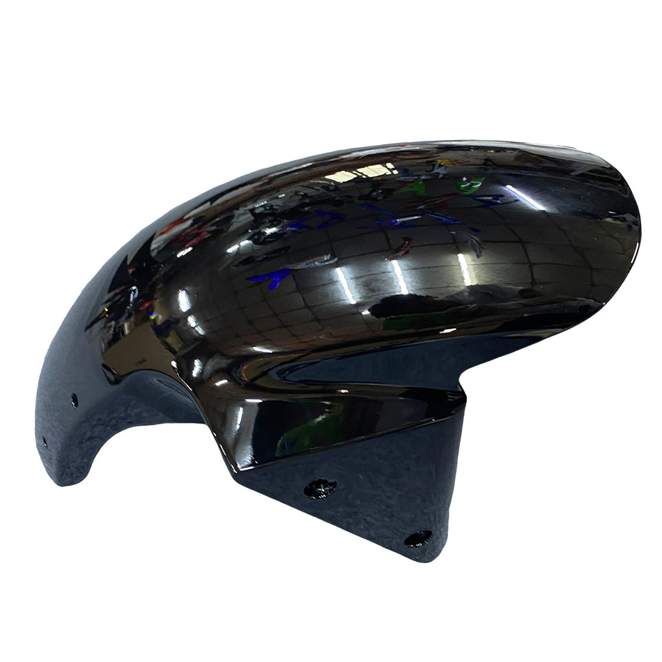 Amotopart 2003-2004 Kawasaki ZX6R Verkleidung Black & Green Flame Kit