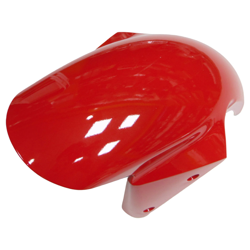 Amotopart 2003-2004 Kawasaki ZX6R 636 Red White Fearing Kit