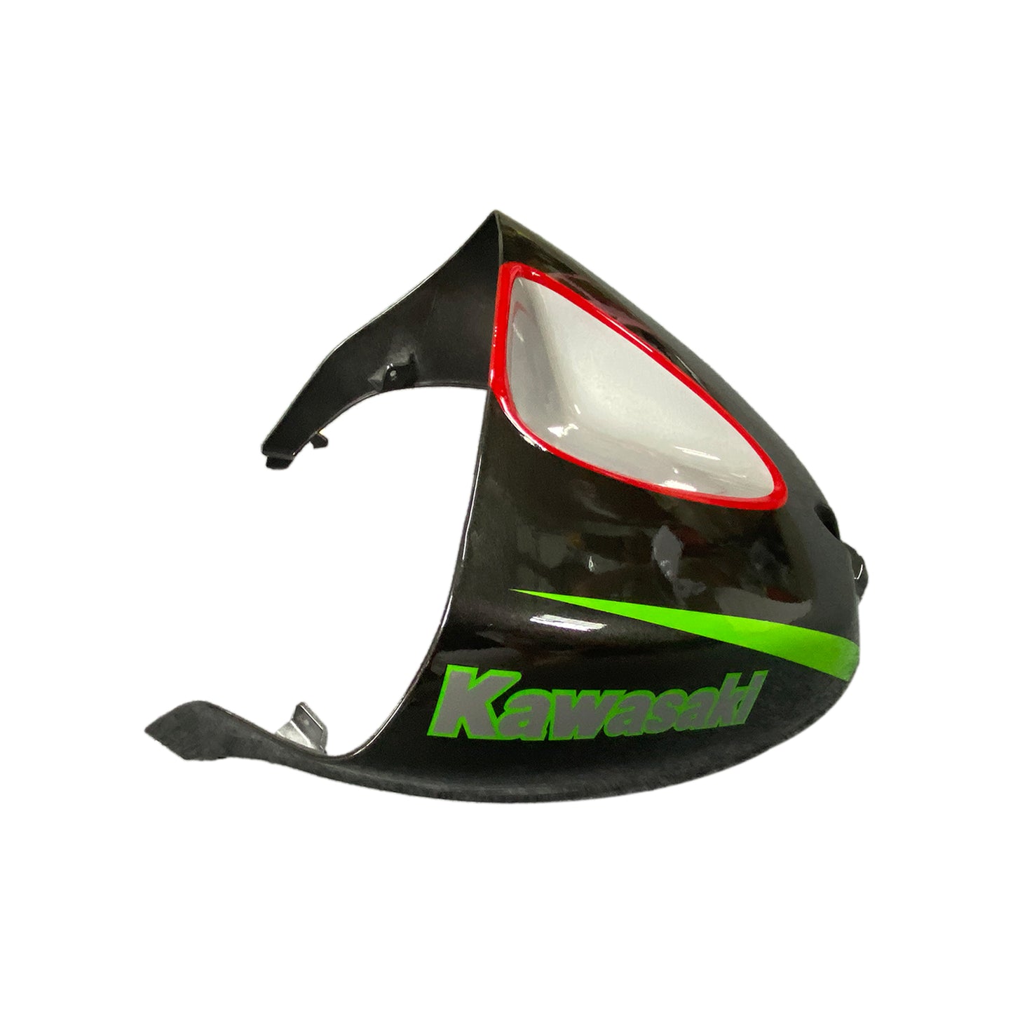 Amotopart Kawasaki 2005-2006 ZX6R 636 Red & Green Line Schwarzverkleidungskit