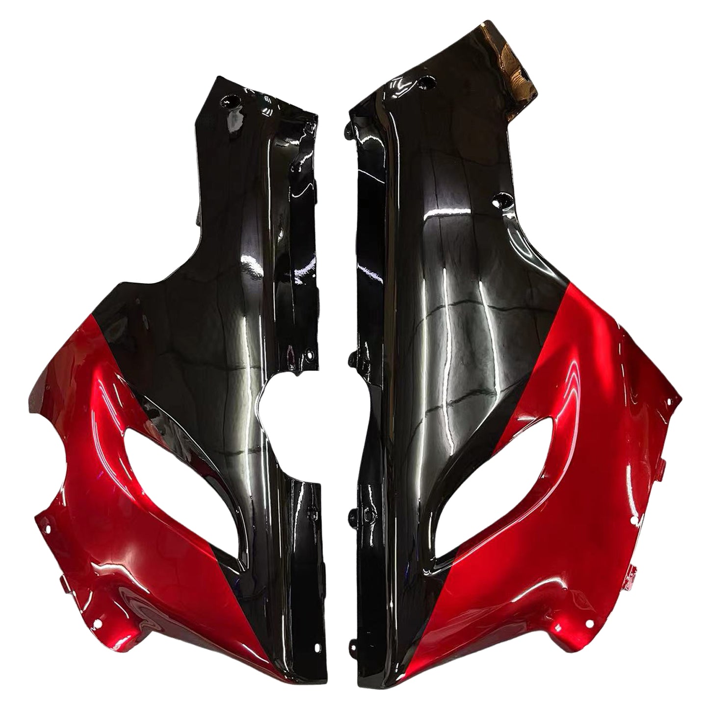 Amotopart Kawasaki 2005-2006 ZX6R 636 Kit de peur rouge noir