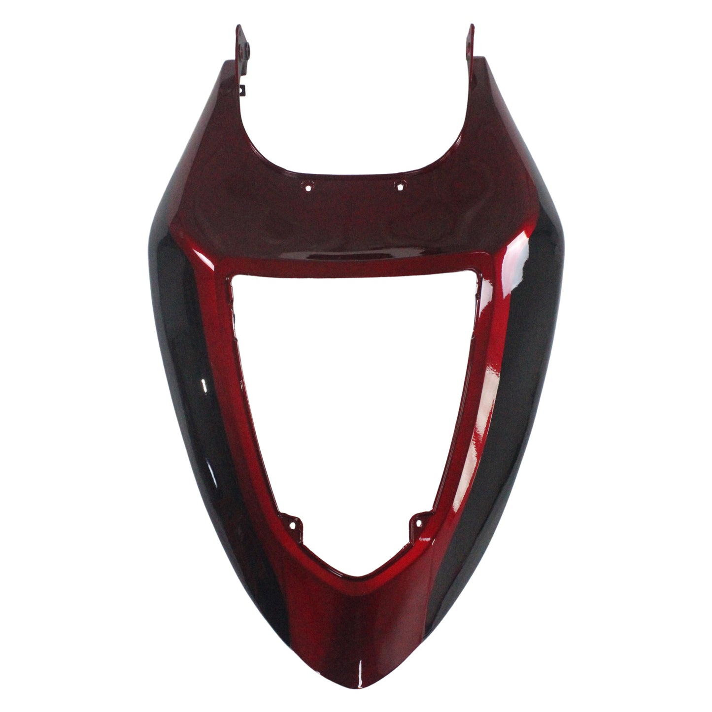 Amotopart Kawasaki 2005-2006 ZX6R 636 Kit de carénage Noir Rouge