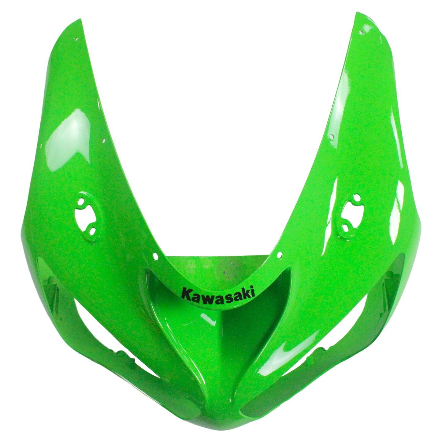 Amotopart Kawasaki 2005-2006 ZX6R 636 Kit de peur vert noir