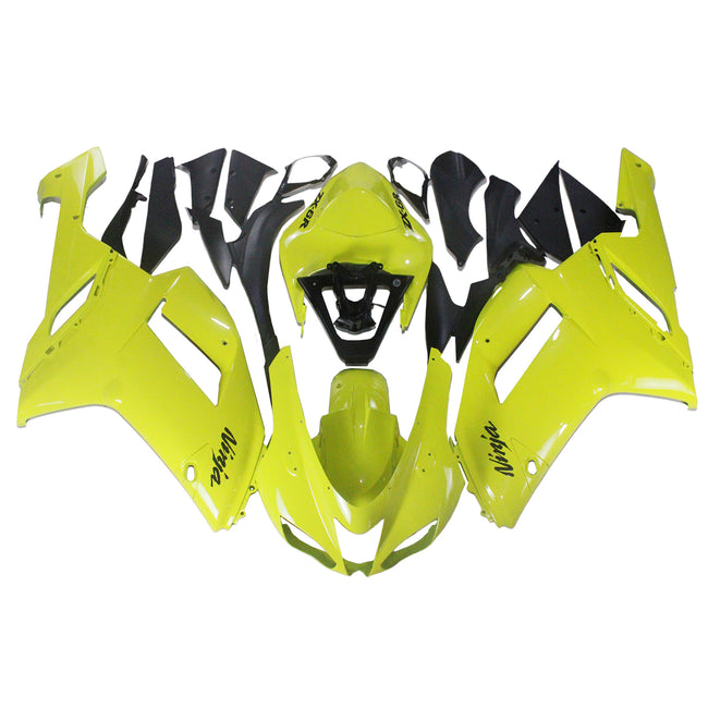 Kit de peur jaune Amotopart Kawasaki 2007-2008 ZX6R 636