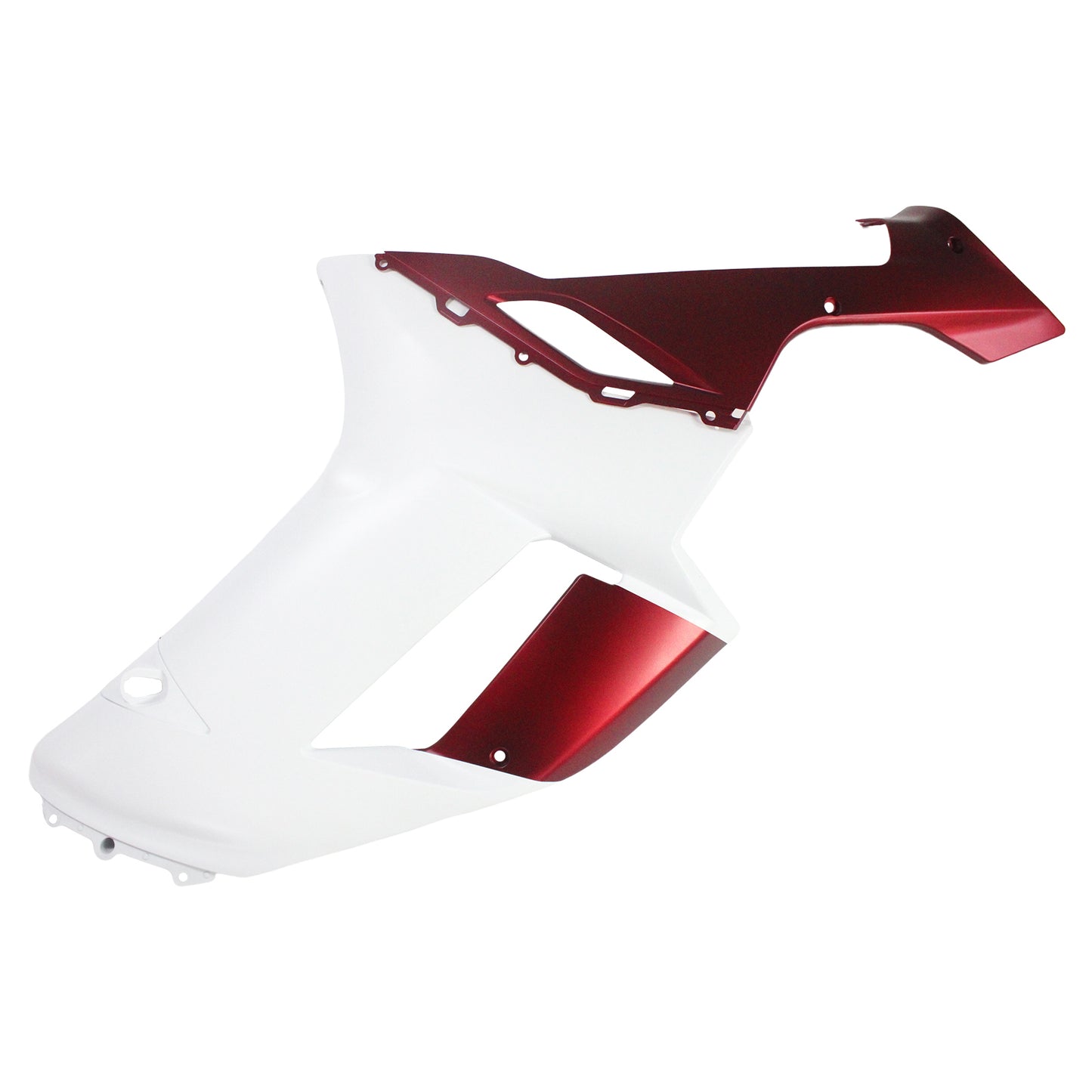 Amotopart Kawasaki 2007-2008 ZX6R 636 Red White Fearing Kit