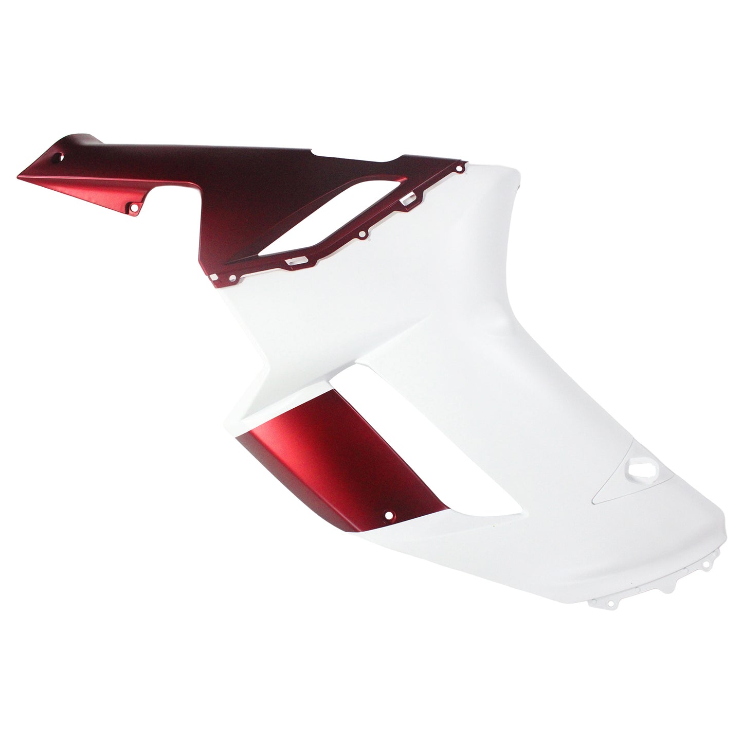 Amotopart Kawasaki 2007-2008 ZX6R 636 Red White Fearing Kit