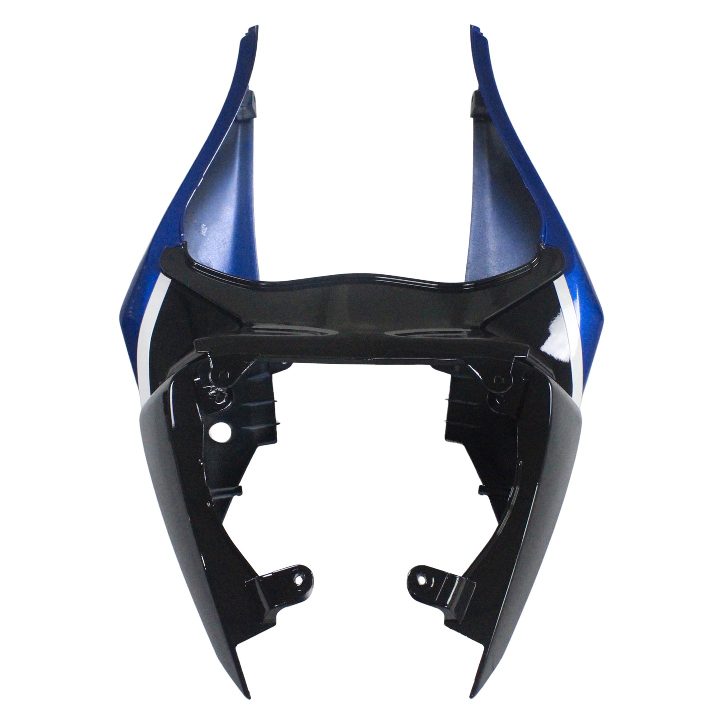 Amotopart Kawasaki 2009-2012 ZX6R 636 Blue Mix Schwarzverkleidungskit