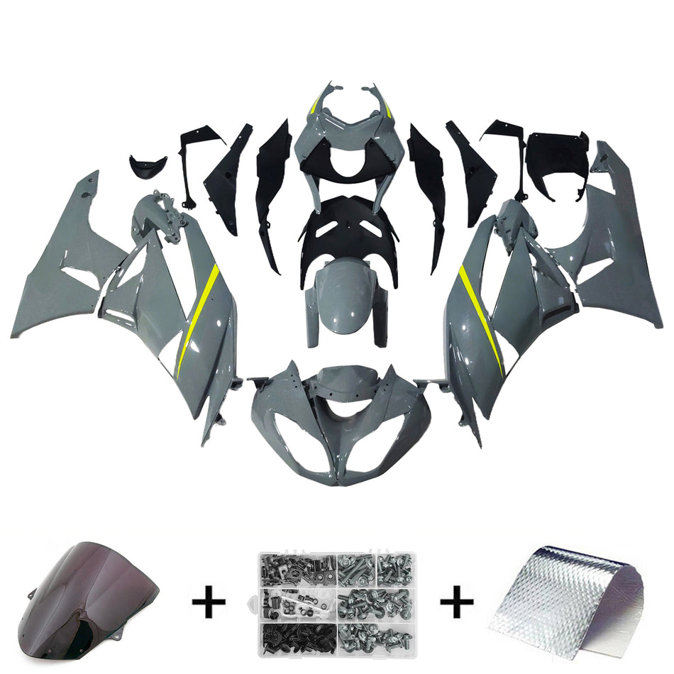 Amotopart Verkleidungsset für Kawasaki ZX6R 636 2009–2012, Karosserie, Kunststoff, ABS