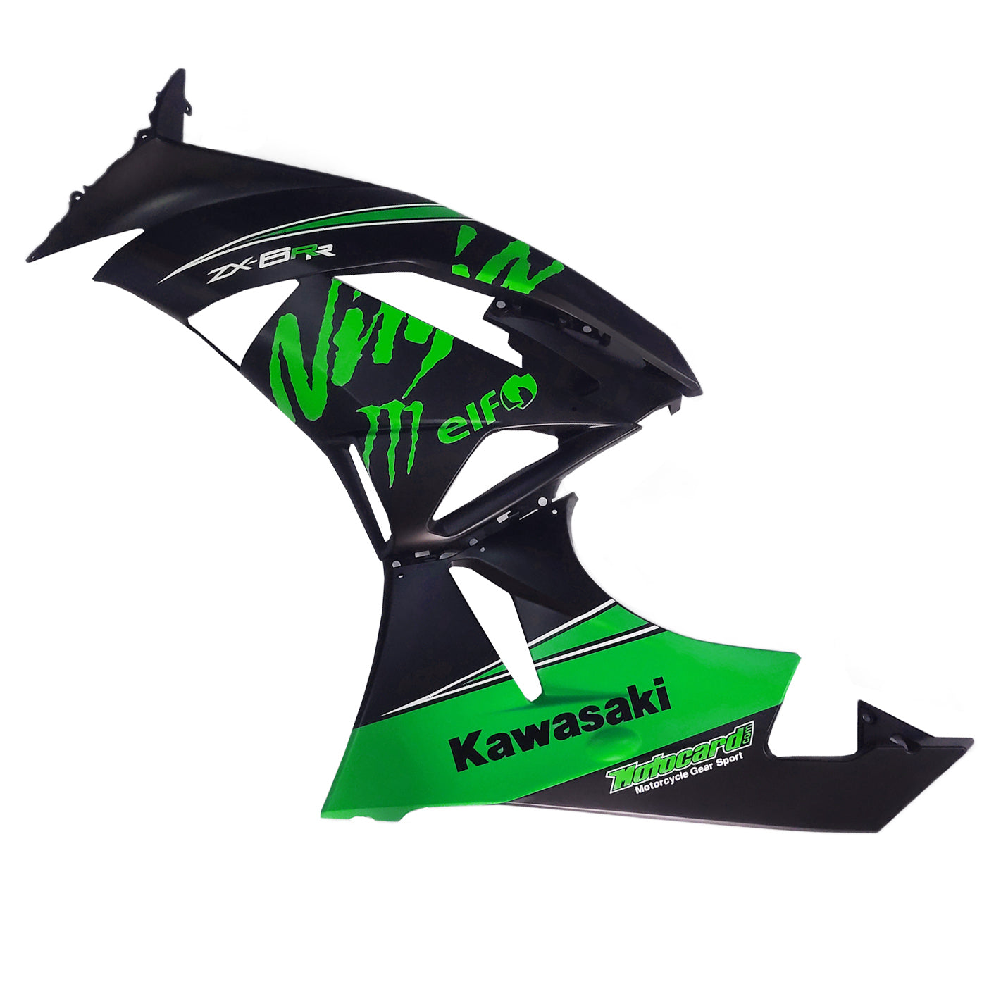 Amotopart Verkleidungsset für Kawasaki ZX6R 636 2009–2012, Karosserie, Kunststoff, ABS