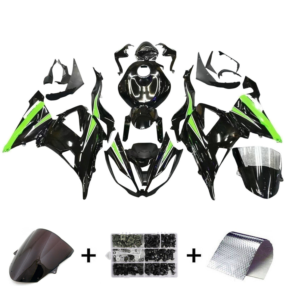 Amotopart Verkleidungsset für Kawasaki ZX6R 636 2013–2018, Karosserie, Kunststoff, ABS