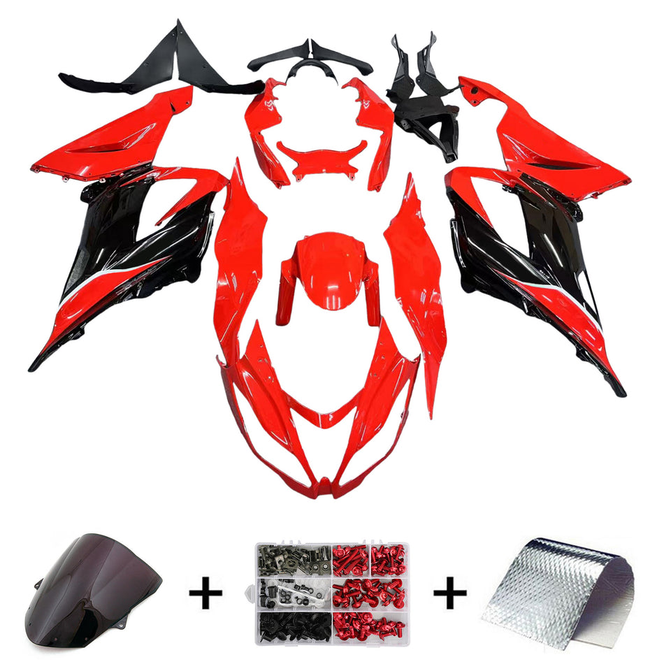 2013-2018 Kawasaki ZX6R 636 Einspritzverkleidungssatz Karosserie Kunststoff ABS