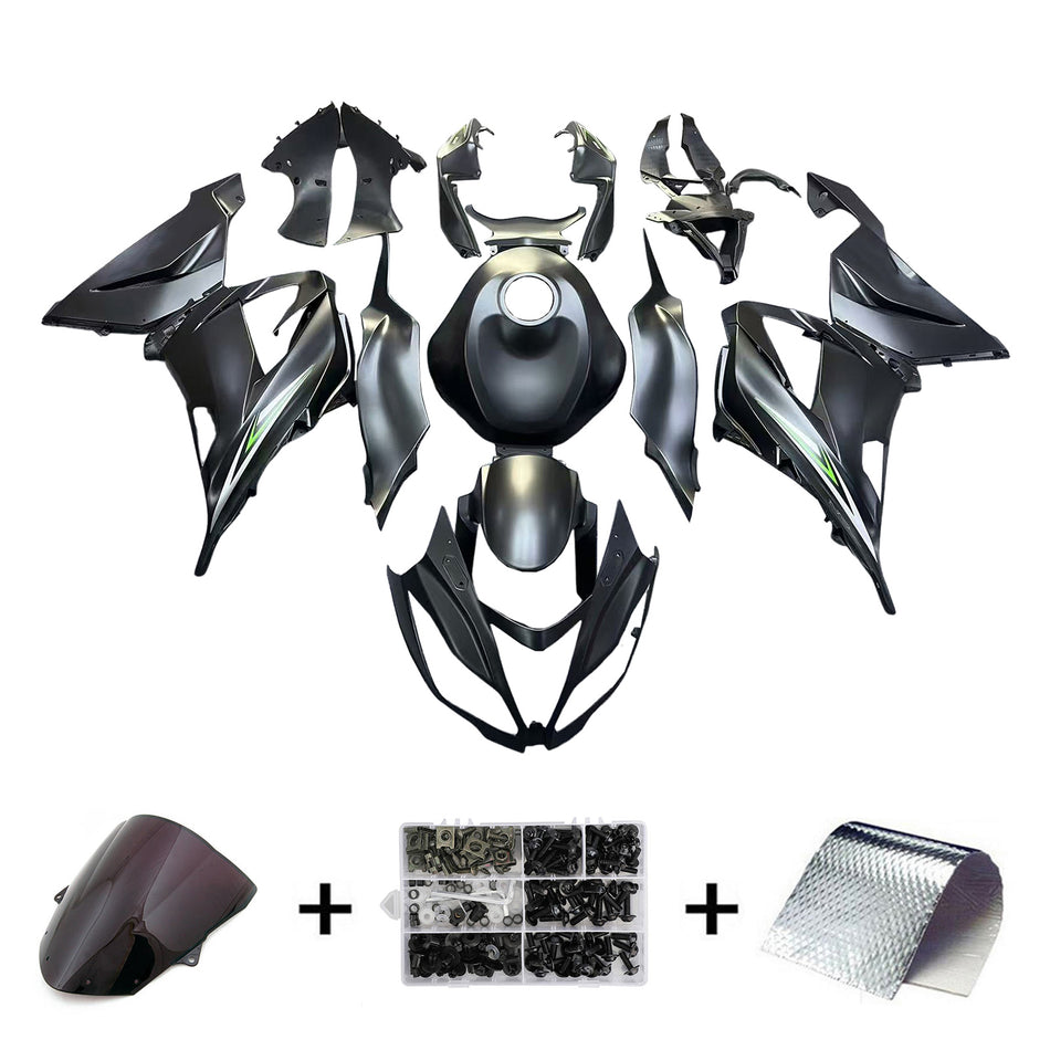 2013-2018 Kawasaki ZX6R 636 Einspritzverkleidungssatz Karosserie Kunststoff ABS
