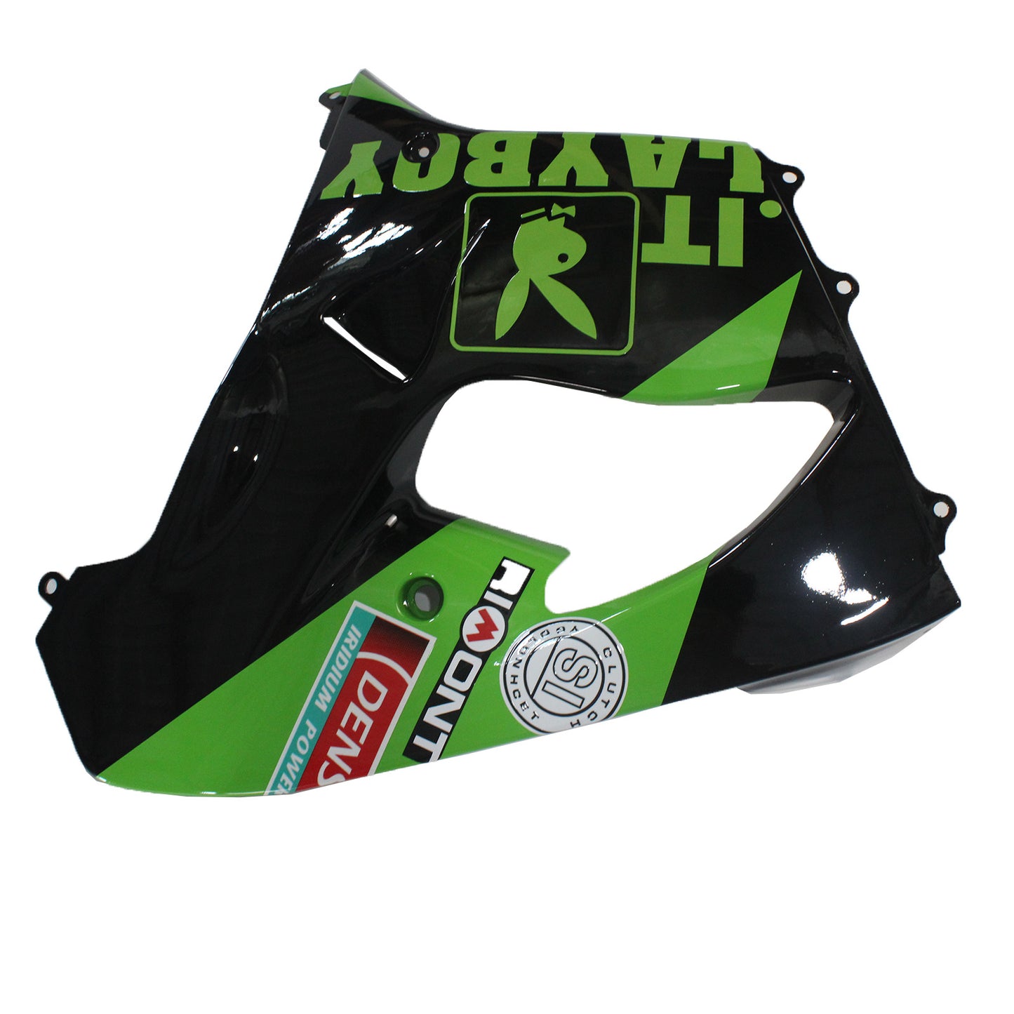 Amotopart Kawasaki ZX9R 2000-2001 Kit Craignant Vert Noir