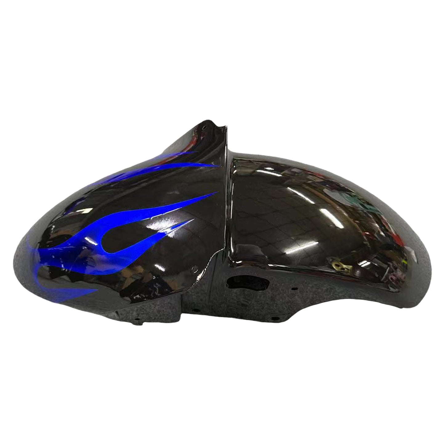 Kit de carénage Amotopart Kawasaki ZX9R 2000-2001 Noir Bleu