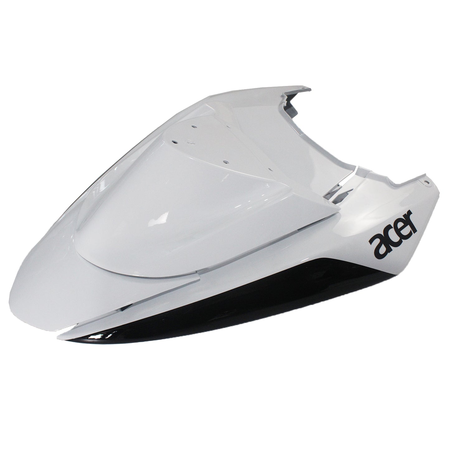 Amotopart Kawasaki 2004-2005 ZX10R Kit de carénage noir et blanc