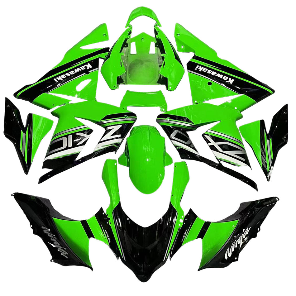 Amotopart Kawasaki 2004-2005 ZX10R Kit déclencheur vert noir