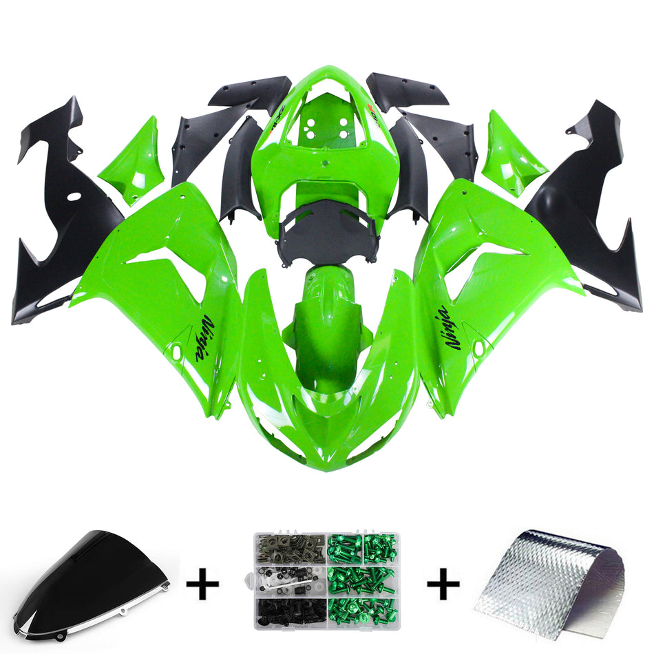 Amotopart Kawasaki ZX10R 2006-2007 Greenverkaufskit