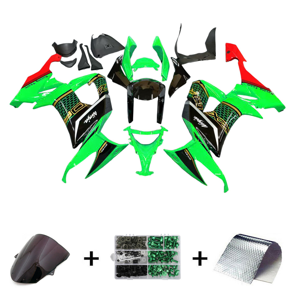 2008-2010 Kawasaki ZX10R Einspritzverkleidungssatz Karosserie Kunststoff ABS