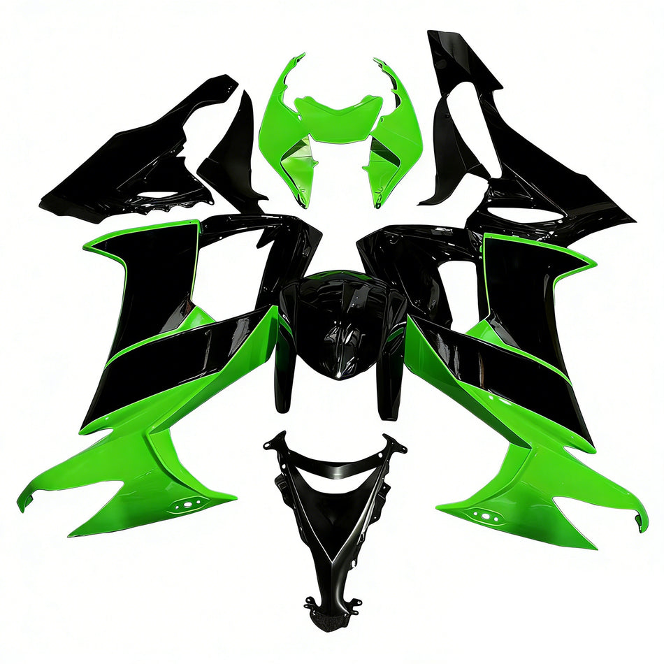 2008-2010 Kawasaki ZX10R Einspritzverkleidungssatz Karosserie Kunststoff ABS