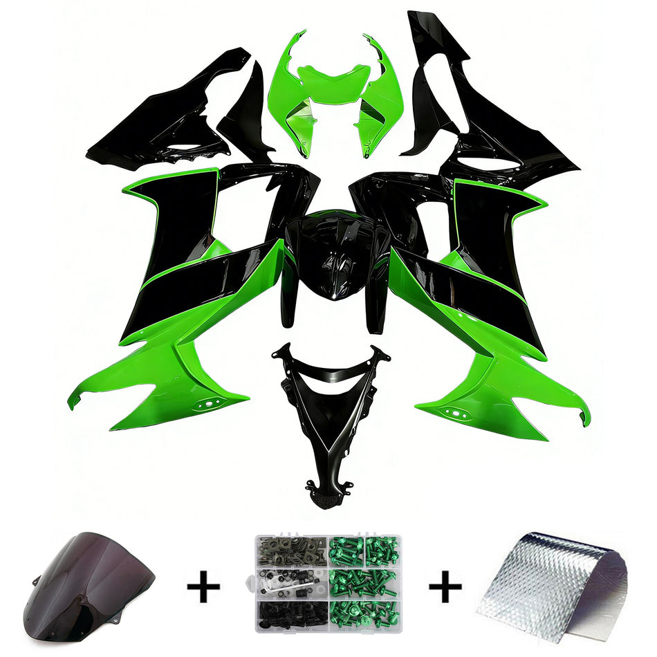 2008-2010 Kawasaki ZX10R Einspritzverkleidungssatz Karosserie Kunststoff ABS