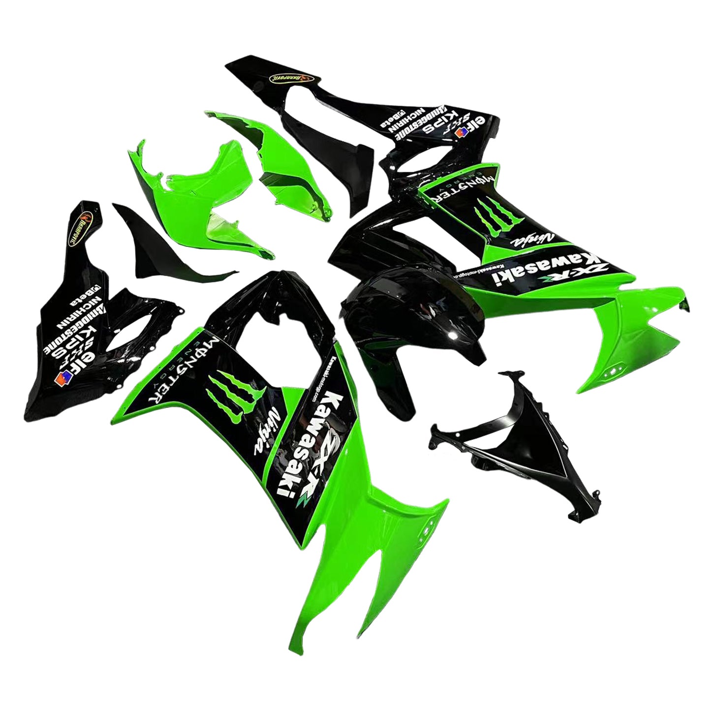 2008-2010 Kawasaki ZX10R Einspritzverkleidungssatz Karosserie Kunststoff ABS