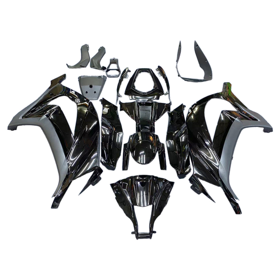 Amotopart 2011-2015 Kawasaki ZX10R Verkleidung G-Black Kit