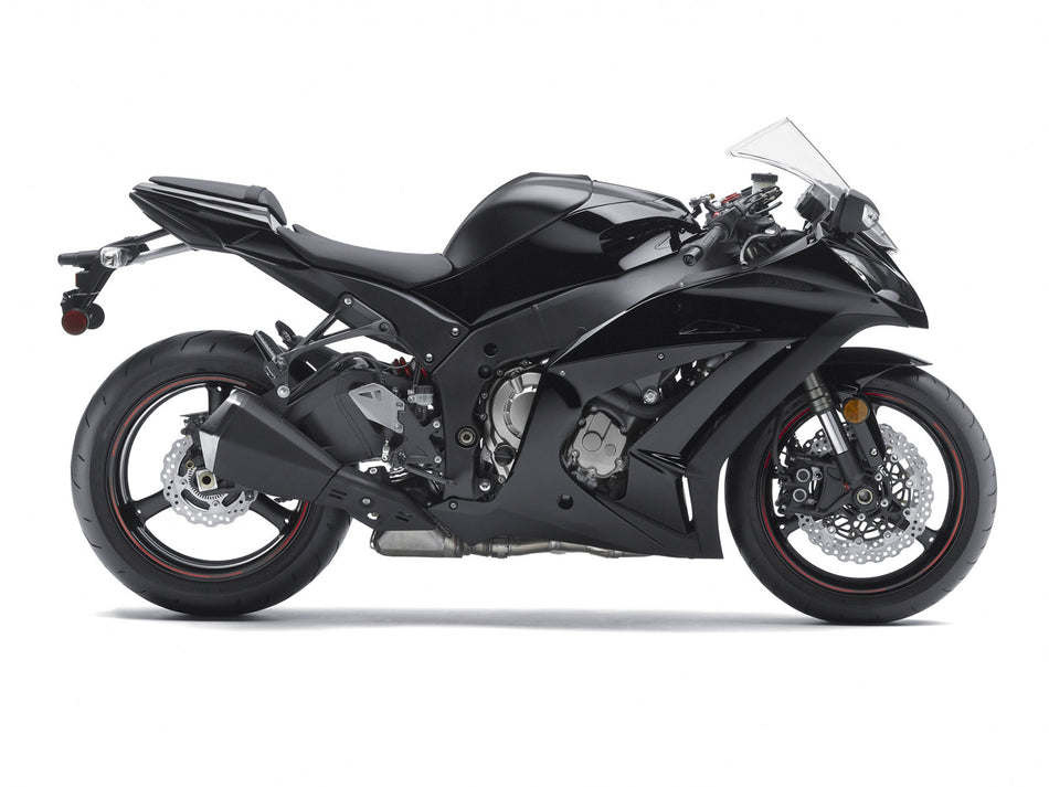 Amotopart 2011-2015 Kawasaki ZX10R Verkleidung G-Black Kit