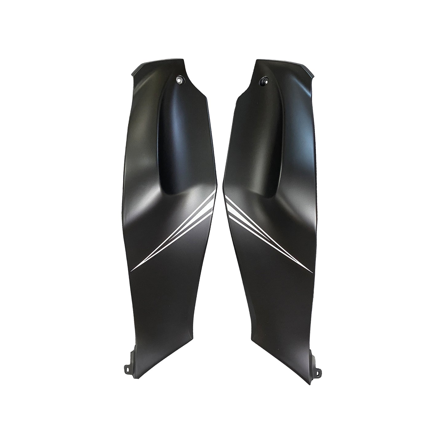 Amotopart Kawasaki ZX10R 2011-2015 Matt Black & Snow Decalverkaufs Kit