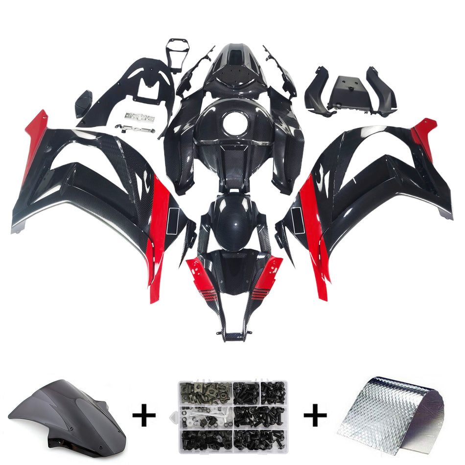 Amotopart Verkleidungsset für Kawasaki ZX10R 2011–2015, Karosserie, Kunststoff, ABS