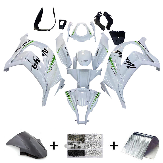 Amotopart Verkleidungsset für Kawasaki ZX10R 2011–2015, Karosserie, Kunststoff, ABS