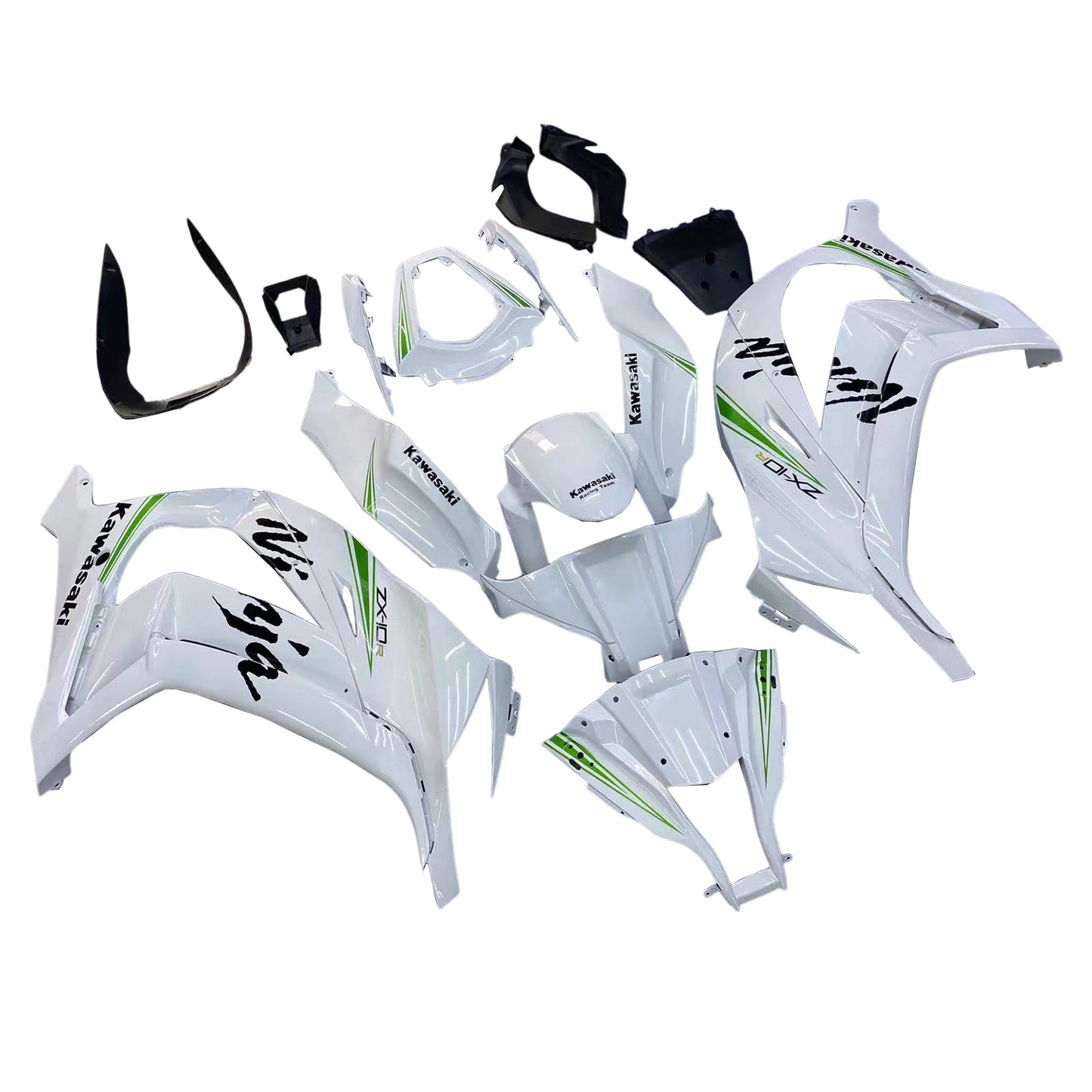 Amotopart Verkleidungsset für Kawasaki ZX10R 2011–2015, Karosserie, Kunststoff, ABS