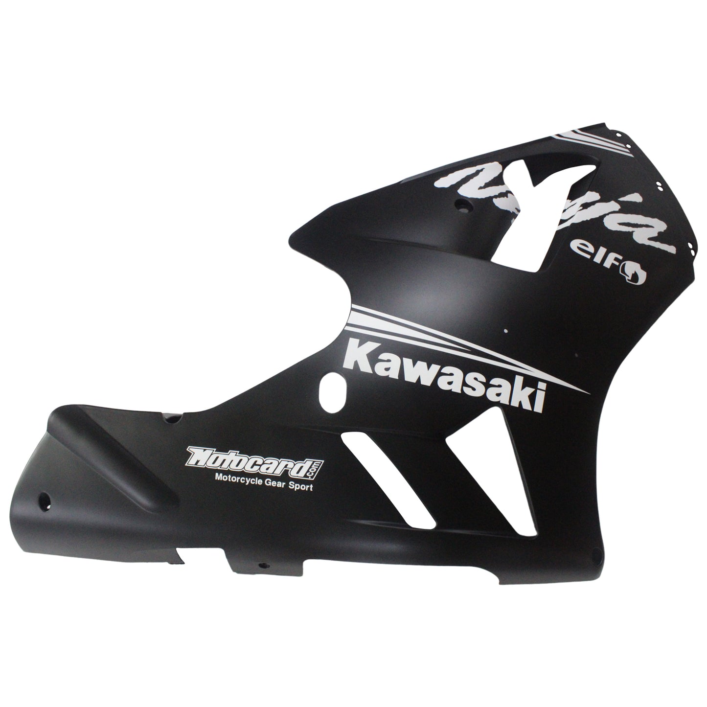 Amotopart Kawasaki 2000-2001 ZX12R Black Mix White Fearing Kit