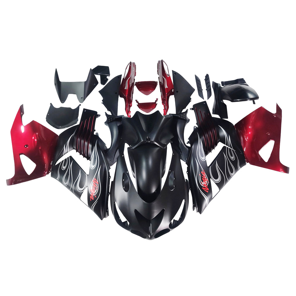 2006-2011 Kawasaki ZX14R ZZR1400 Einspritzverkleidungssatz Karosserie