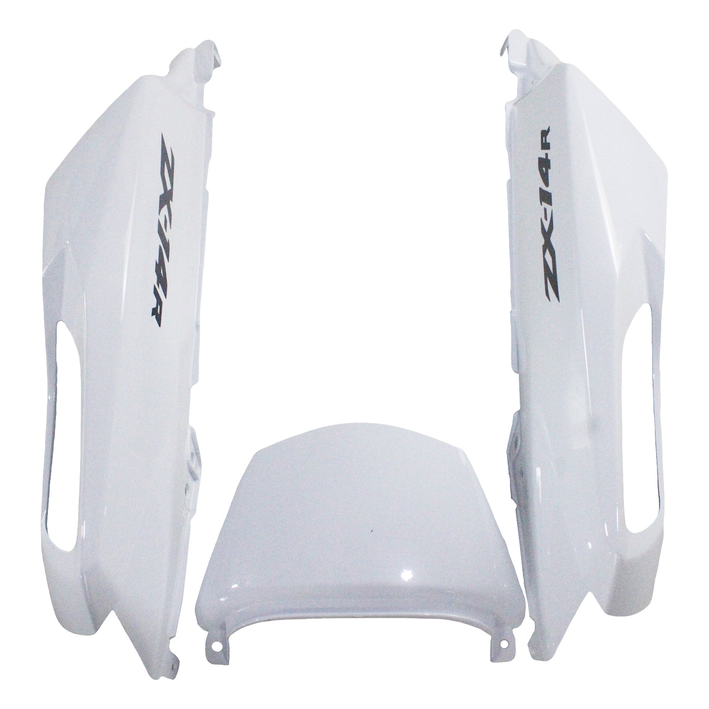 Amotopart Kawasaki ZX14R ZZR1400 2012-2022 White Fearing Kit