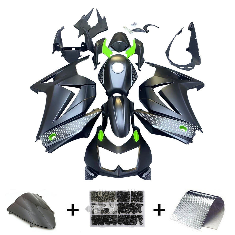 2008-2012 Kawasaki EX250 Ninja250R Einspritzverkleidungssatz Karosserie Kunststoff ABS