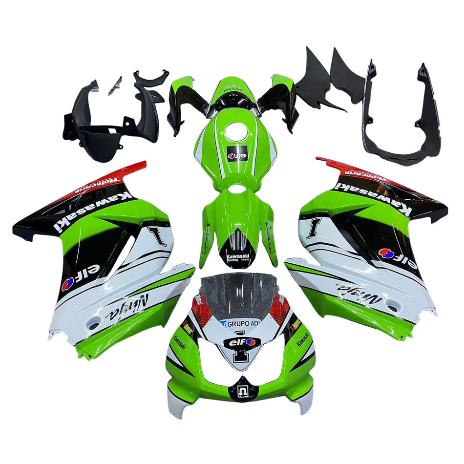 2008-2012 Kawasaki EX250 Ninja250R Einspritzverkleidungssatz Karosserie Kunststoff ABS