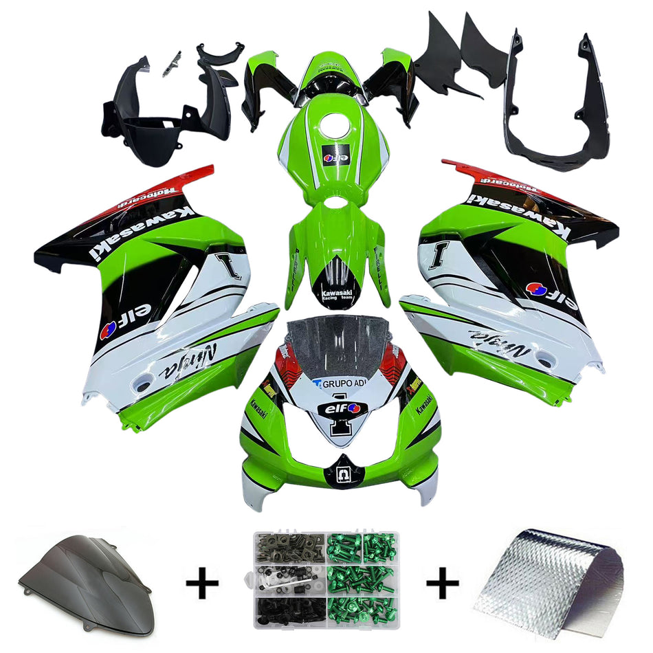2008-2012 Kawasaki EX250 Ninja250R Einspritzverkleidungssatz Karosserie Kunststoff ABS