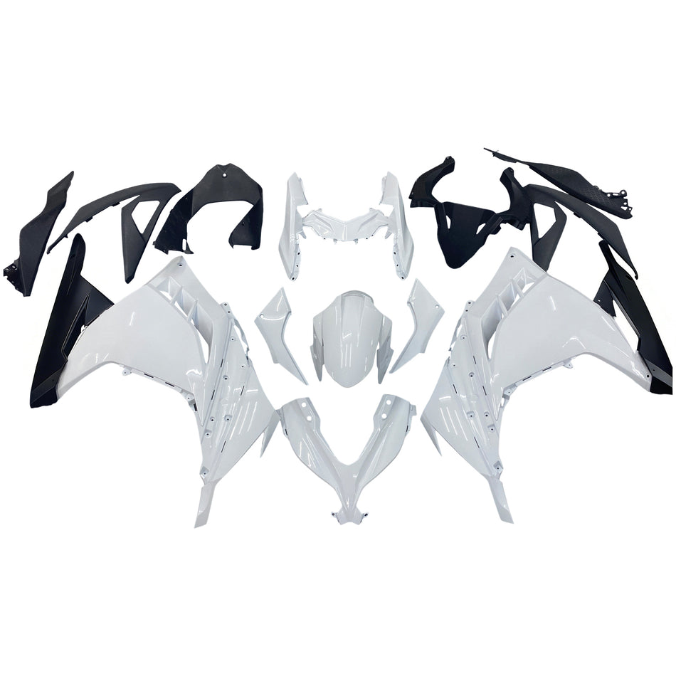 Amotopart 2013-2017 Kawasaki EX300R Verkleidung White Kit