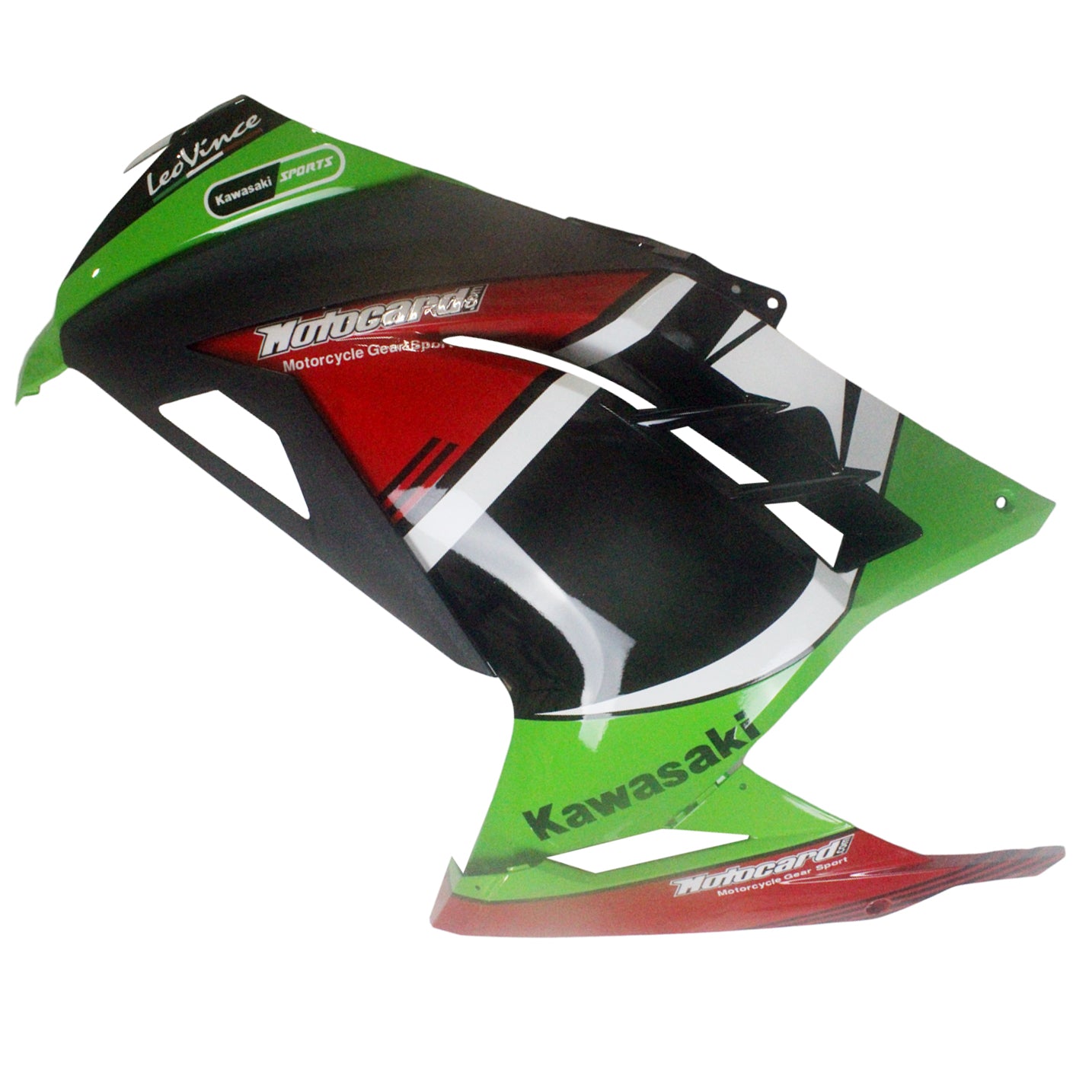 Amotopart Kawasaki 2013-2017 EX300/Ninja300 Black Green Red Fearing Kit