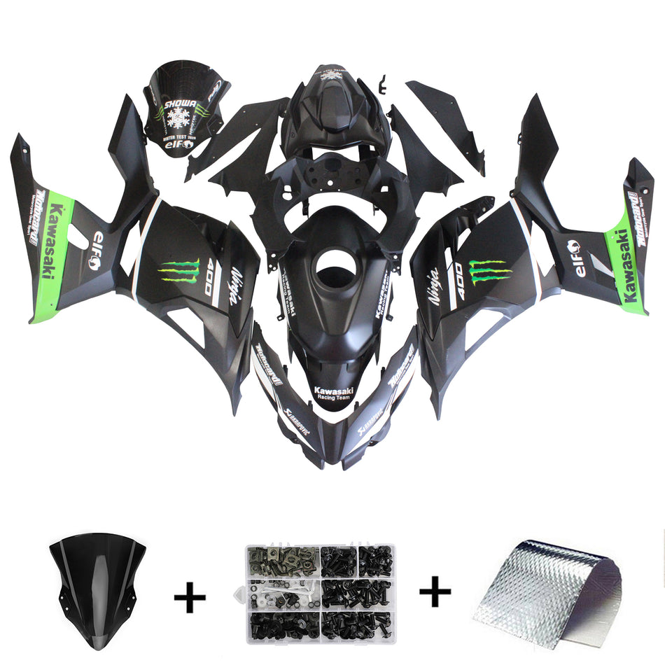 Amotopart Kawasaki EX400/Ninja400 2018-2022 Verkleidungskit