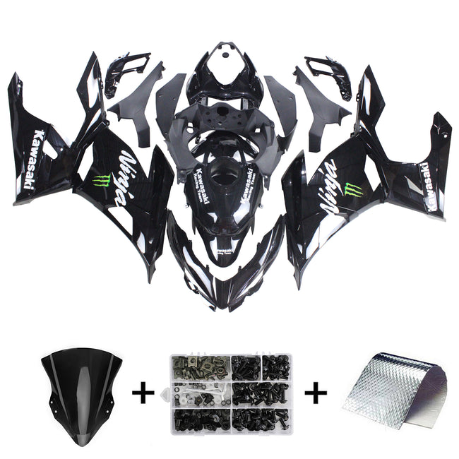 Kit de carénage Amotopart Kawasaki EX400/Ninja400 2018-2022