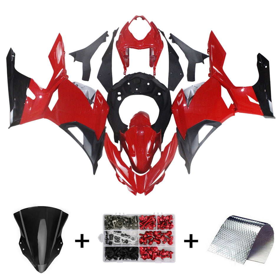 Amotopart Kawasaki EX400/Ninja400 2018-2022 Verkleidungskit