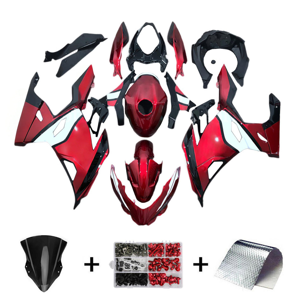Amotopart Verkleidungsset für Kawasaki EX400 Ninja400 2018–2023, Karosserie, Kunststoff, ABS