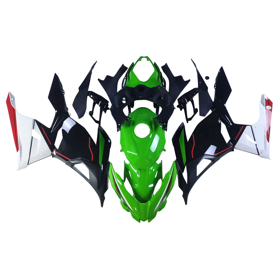 Amotopart Verkleidungsset für Kawasaki EX400 Ninja400 2018–2023, Karosserie, Kunststoff, ABS