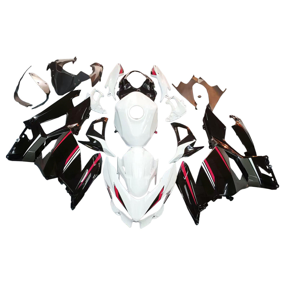 Amotopart Verkleidungsset für Kawasaki EX400 Ninja400 2018–2023, Karosserie, Kunststoff, ABS