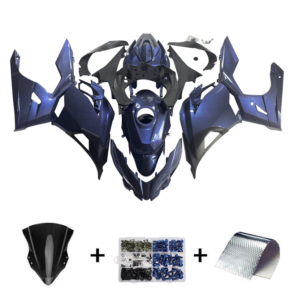 Injection Verkleidung Kit Karosserie Kunststoff ABS fit Für Kawasaki EX400 Ninja400 2018-2024