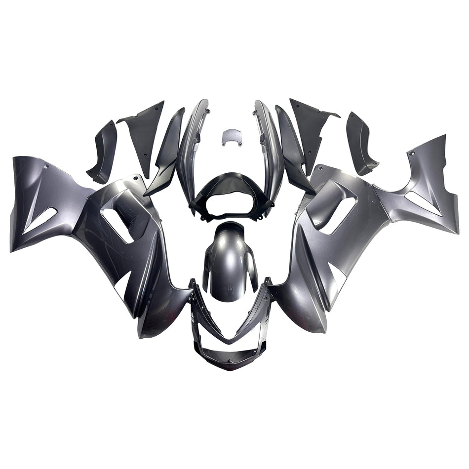 Amotopart Kawasaki 2006-2008 ER6F/Ninja650 Sliver Grey Abzugskit