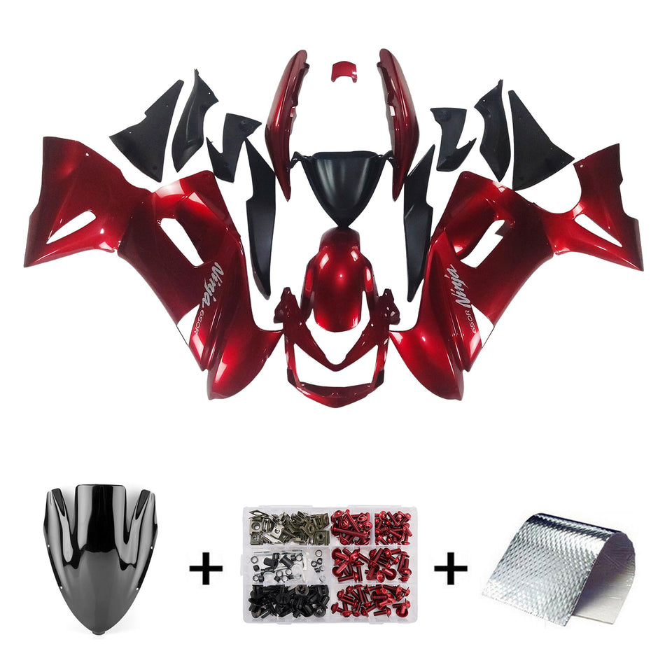 Amotopart Kawasaki 2006-2008 ER6F/Ninja650 Redverrückte Kit